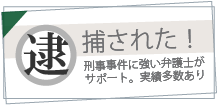 刑事事件に強い弁護士が強力にサポート